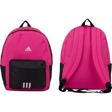 Шкільний міський спортивний рюкзак Adidas adidas Classic Badge of Sport 3-Stripes рожево-чорний IK5723