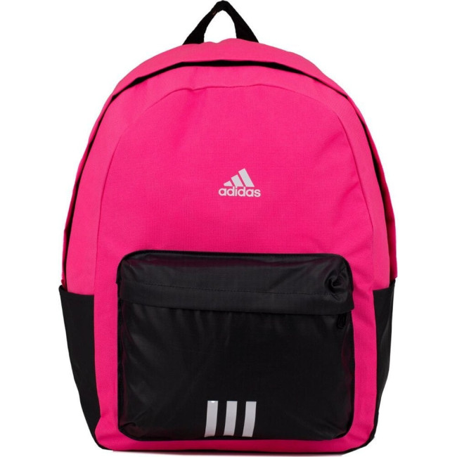 Шкільний міський спортивний рюкзак Adidas adidas Classic Badge of Sport 3-Stripes рожево-чорний IK5723