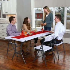 Складной стул Lifetime белый гранит 80615