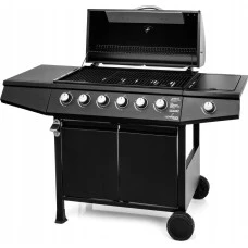 Газовый гриль LEHMANN VEGAS 6+1 черный