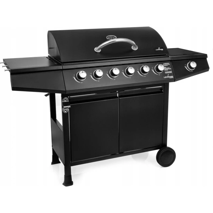 Газовый гриль LEHMANN VEGAS 6+1 черный