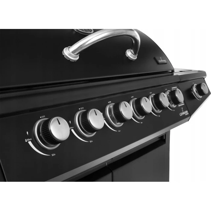 Газовый гриль LEHMANN VEGAS 6+1 черный