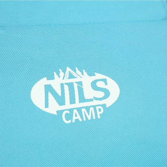 Пляжний стілець з подушкою NILS CAMP NC3130, блакитний