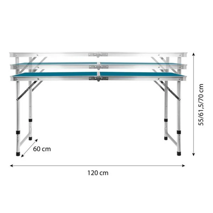 Стол кемпинговый раскладной NILS CAMP NC1605, синий
