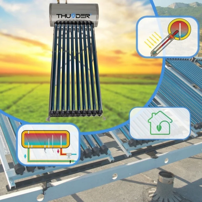 Напорный коллектор с баком-100л-THUNDER