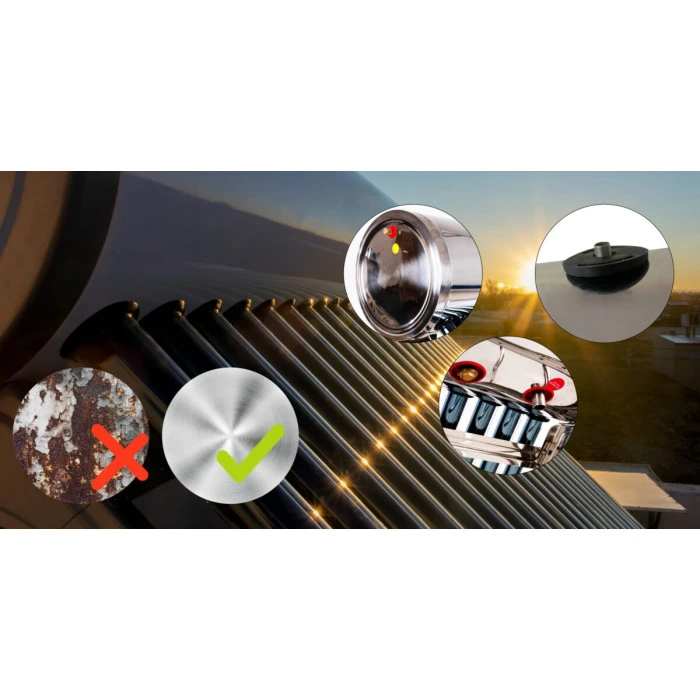 Солнечный коллектор безнапорный THUNDER с баком 200л.