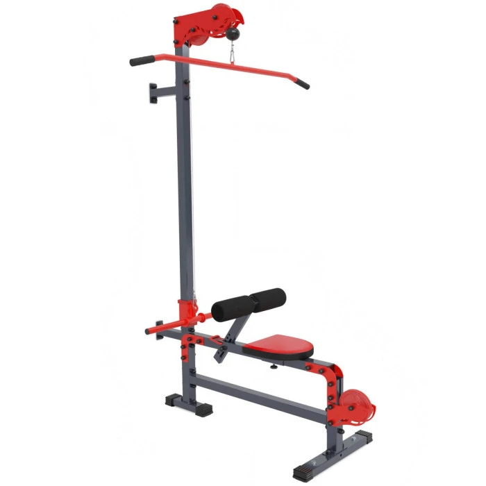 Верхняя/нижняя тяга настенная с сидением и блокадой K-Sport KSSL017/2