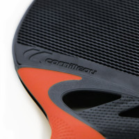 Ракетка для настольного тенниса Cornilleau TACTEO 50 OUTDOOR, черно-оранжевая.