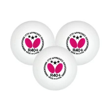 Мячи для настольного тенниса BUTTERFLY 3 шт, белые