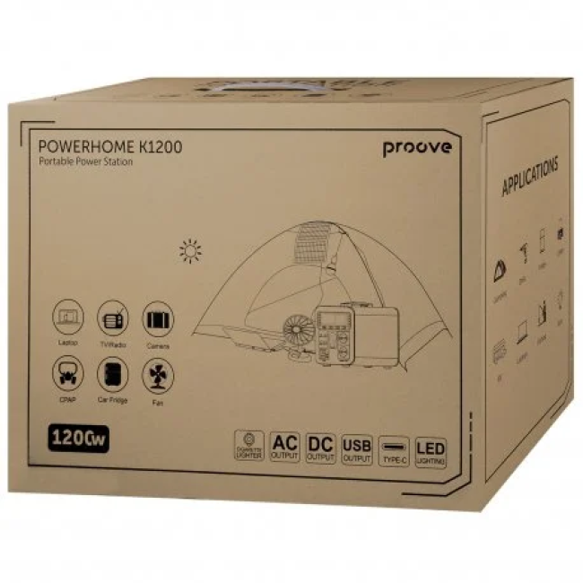 Портативная зарядная станция Proove PowerHome K1200