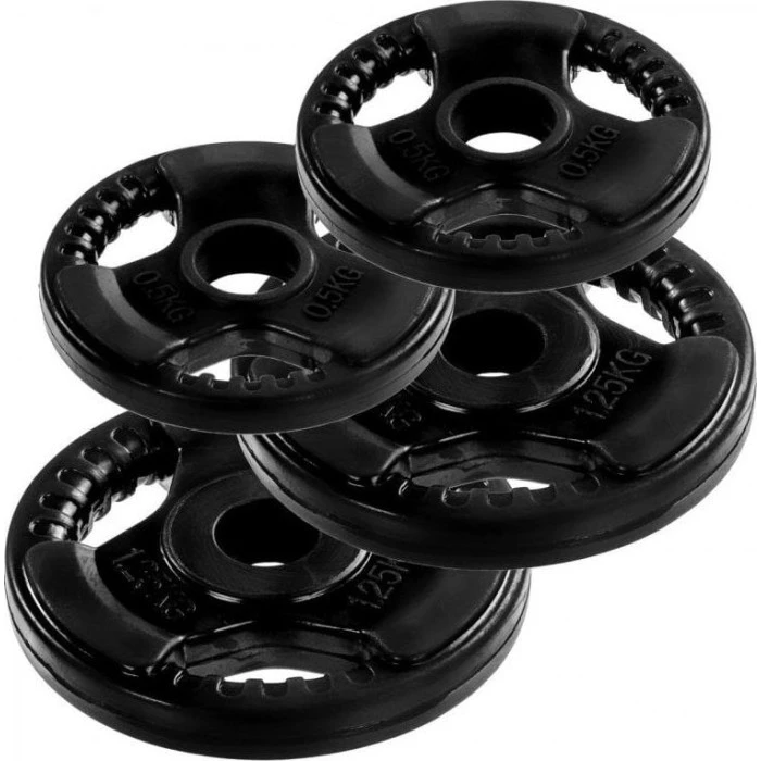 Набор дисков чугунные + штанга Movit Booster