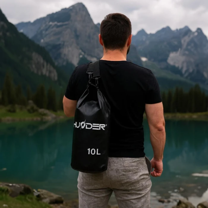 Гермомішок THUNDER 10 л чорний
