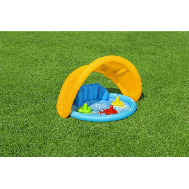 Басейн надувний дитячий Lil' SeaShapes Bestway 52568 115х89х76 см