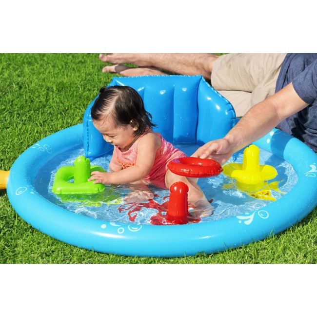 Басейн надувний дитячий Lil' SeaShapes Bestway 52568 115х89х76 см