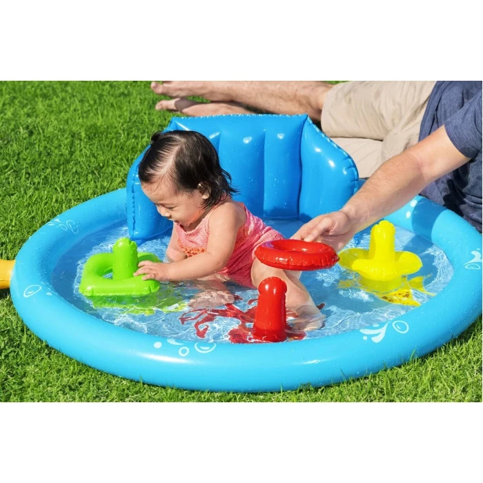 Басейн надувний дитячий Lil' SeaShapes Bestway 52568 115х89х76 см