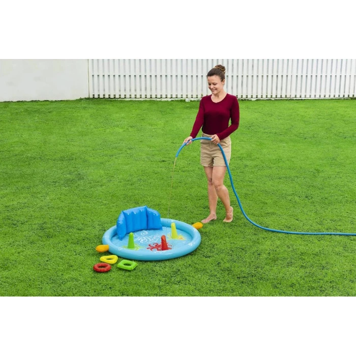 Басейн надувний дитячий Lil' SeaShapes Bestway 52568 115х89х76 см