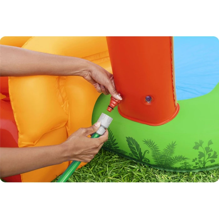 Надувная игровая площадка Мир динозавров Bestway 53160 241x140x137 см