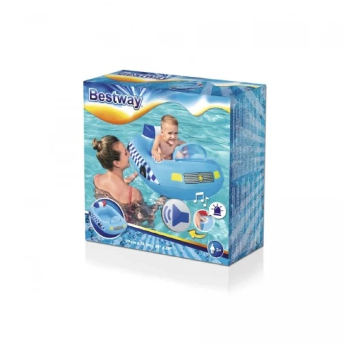 Надувной плот Bestway 34153 Полицейская машина, 97 х 74 см