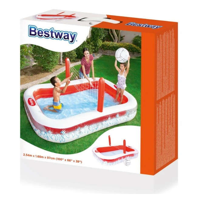 Басейн надувний дитячий для волейболу Bestway 54125 253x168x97 см