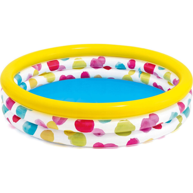 Басейн надувний дитячий Cool Dots Intex 58449 168х168х38 см Басейн надувний дитячий Cool Dots Intex 58449 168х168х38 см