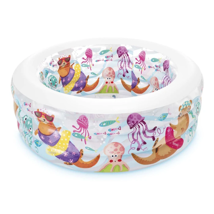 Бассейн надувной детский Аквариум Intex 58480 152x56 см