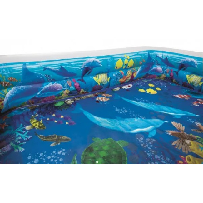 Басейн надувний дитячий 3D Undersea Play Adventure Pool Bestway 54177 262x175х51 см