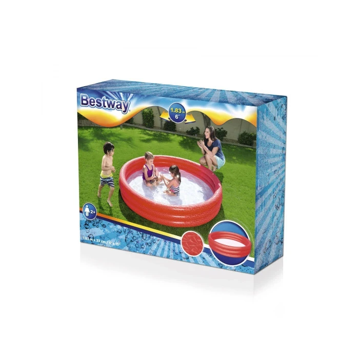 Бассейн надувной детский Bestway 51027 183x33 см