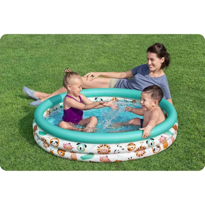 Бассейн надувной Bestway Зверюшки из сафари 51226 122 x 25 см