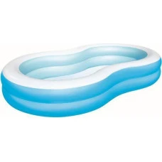 Бассейн надувной детский Лагуна Bestway 54117 262x157x46 см