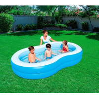 Басейн надувний дитячий Лагуна Bestway 54117 262x157x46 см