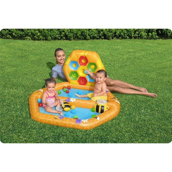 Надувная игровая площадка "Пчелы" Bestway 52639 127x119x61 см