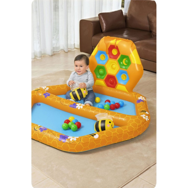 Надувная игровая площадка "Пчелы" Bestway 52639 127x119x61 см