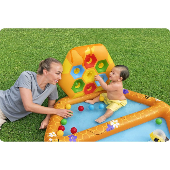 Надувная игровая площадка "Пчелы" Bestway 52639 127x119x61 см