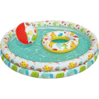 Бассейн надувной детский Тропический 3в1 Bestway 122х20 см