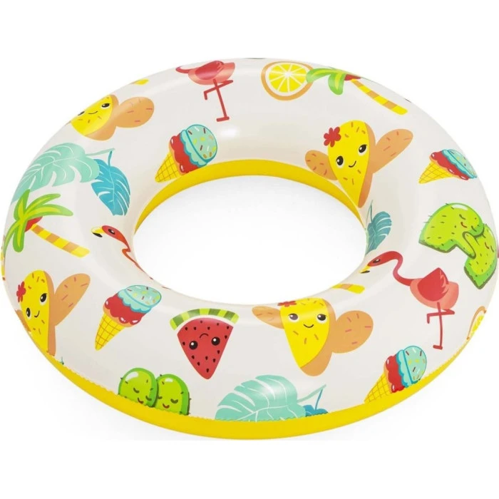 Бассейн надувной детский Тропический 3в1 Bestway 122х20 см