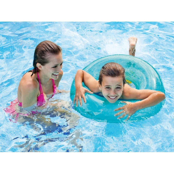 Круг надувной для плавания Intex 59260 голубой, 76 см