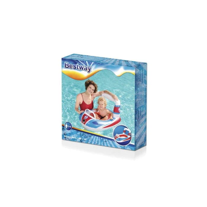 Плот надувной для плавания Bestway Катер, 99 х 66 см