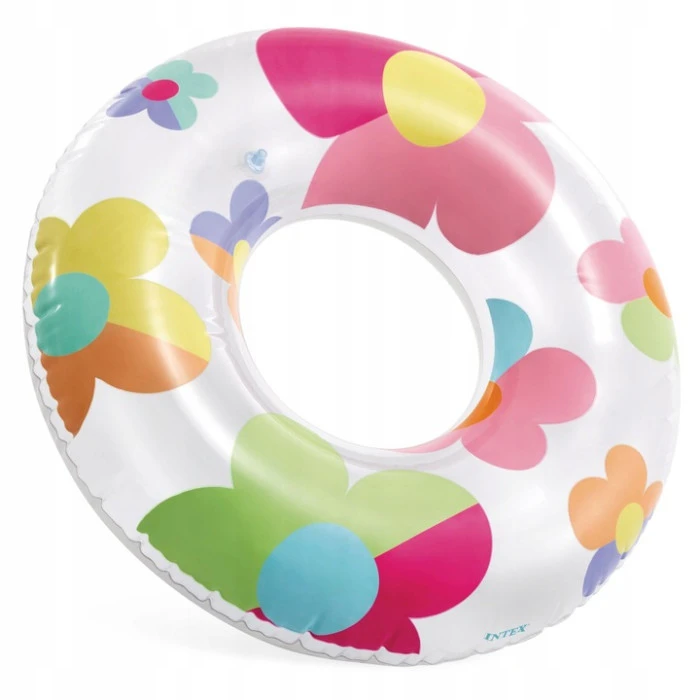 Круг надувной для плавания INTEX 59259 Цветы 81 см.