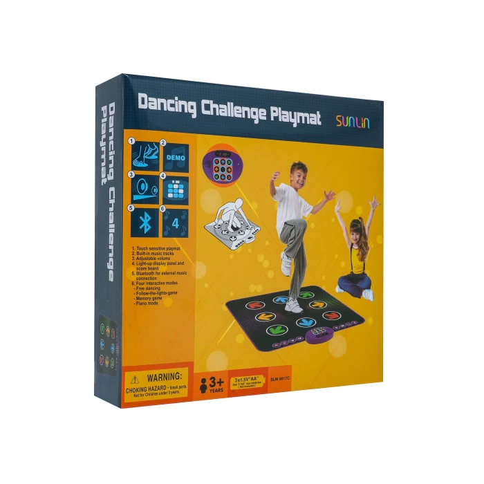 Музыкальный танцевальный коврик Ramiz SLW9817C, черный