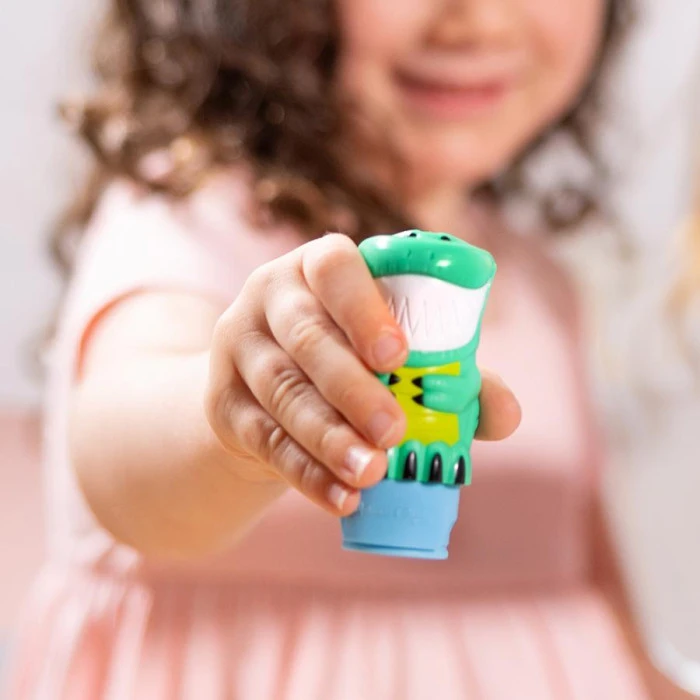 Детский блокнот и штамп Spin Master С наклейками Динозавр Melissa and Doug. Sticker WOW