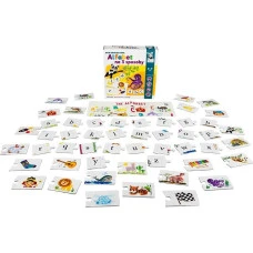 Детская развивающая игра «Азбука 3 способами» для изучения букв и слов для детей 3-7 лет