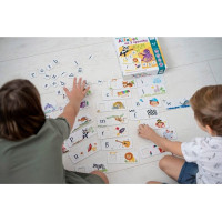 Дитяча розвиваюча гра «Абетка 3 способами» для вивчення букв і слів для дітей 3-7 років