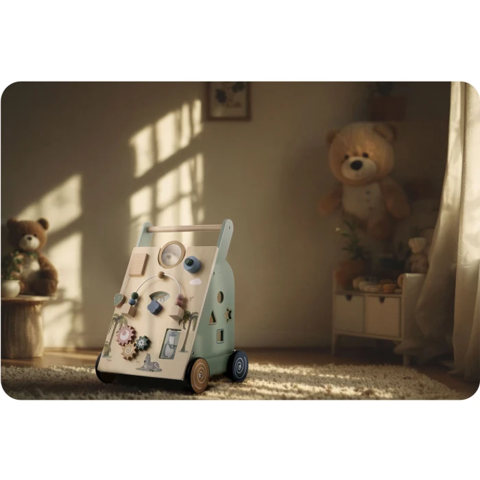 Дитяча каталка дерев'яна Nukido NK-857