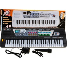 Детский синтезатор 5+ с микрофоном для записи