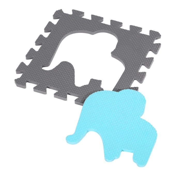 Килимок-пазл NILS FUN MD03 140х140х1 см, 36 деталей, м'ятний