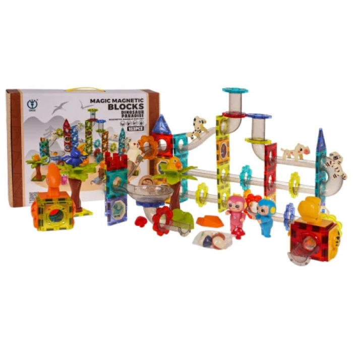 Детский конструктор магнитный ZOO Ball Set 153 эл.