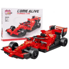 Детский конструктор машинка F1 Красная 266 эл.