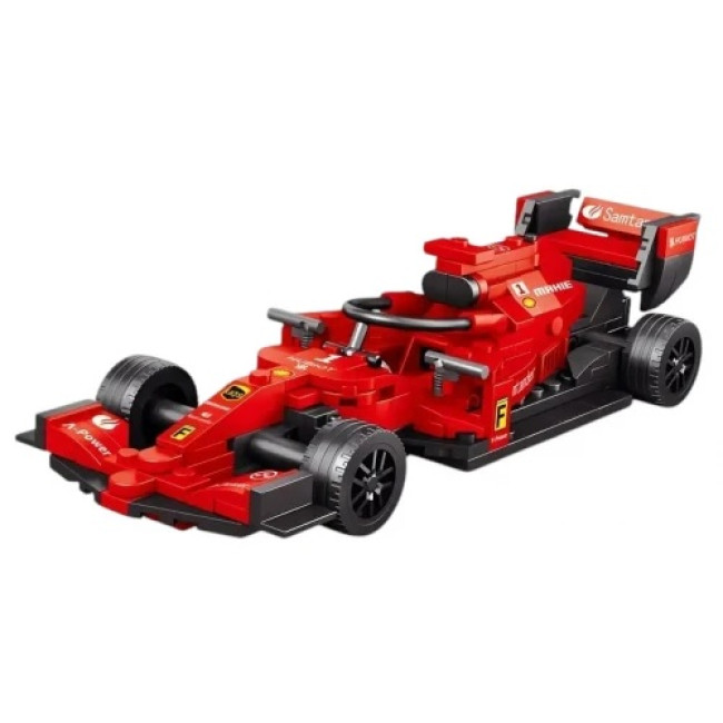 Детский конструктор машинка F1 Красная 266 эл.