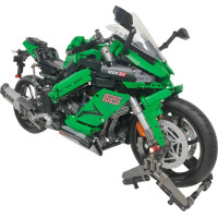 Детский конструктор Спортивный мотоцикл 2304 эл. зеленый