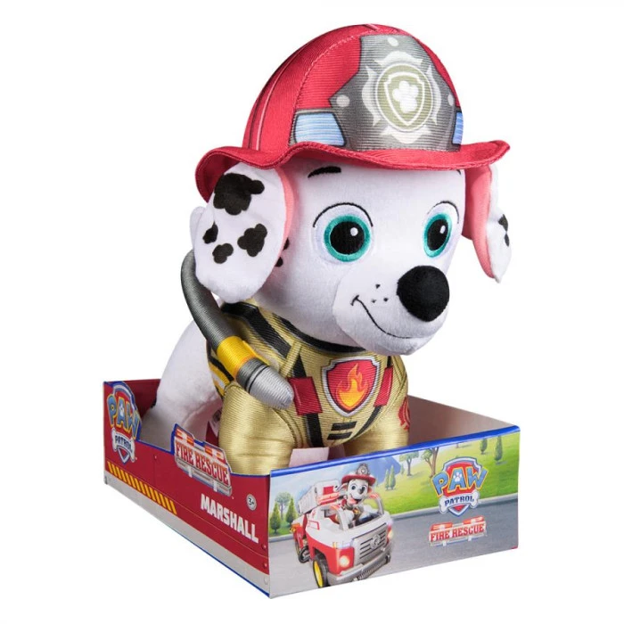 Мягкая игрушка Spin Master Щенок Маршал Пожарная спасательная миссия 25 см "Щенячий патруль"